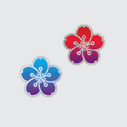 Sakura Holographic and Glitter Sticker Set